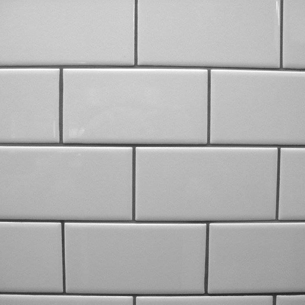 Flexible Clay Tiles For Outdoor Wall, Mapei Warm Gray Grout With White Subway Tile